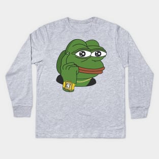 Pepe frog HD Kids Long Sleeve T-Shirt